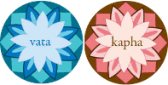 Vata and Kapha doshas / skin types